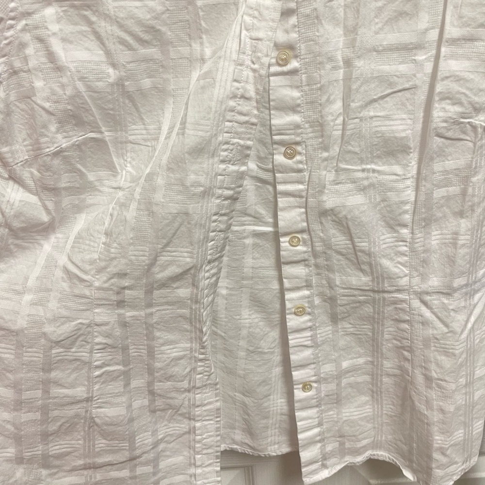 J. Mclaughlin White Button Down Blouse - image 4